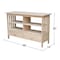 International Concepts Mission EnteRTAinment/ TV Stand, Unfinished TV-31 - alternate 9